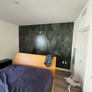 Wallpaper installation Bedroom in Salinas