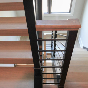 Project #52 | Minimalist Open Riser Stairway