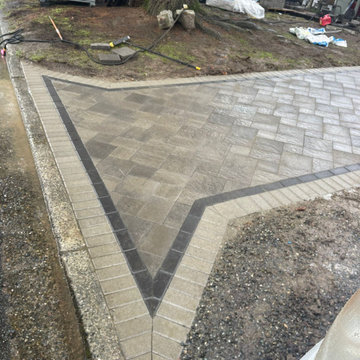 Installation of pavers