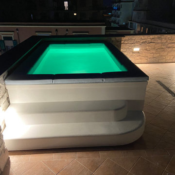 Spa Space® la mini piscina su misura per il tuo terrazzo/attico/veranda/giardino