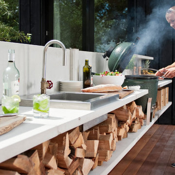 Extended 20' Outdoor Kitchen