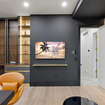 Modern Home in Farmland Setting
