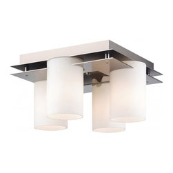 Forecast Lighting Ingo 4 Light Flush Mount with Gun Metal finish - Lighting