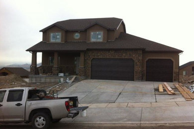 Inspiration for a timeless exterior home remodel in Salt Lake City