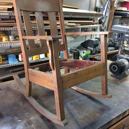 Antique Oak Rocker - Furniture
