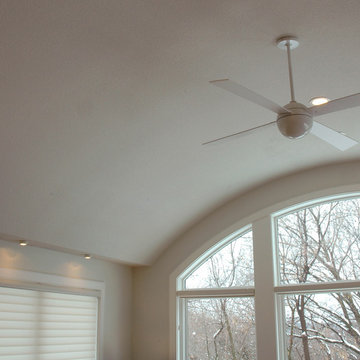 Family Room Addition Featuring Barrel Vaulted Ceilings