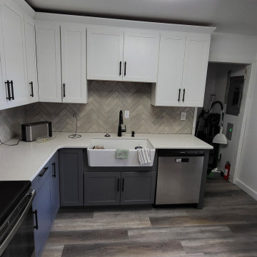 Two-Tone Kitchen Cabinets✨