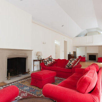 Living room in Steading Conversion, Skirling