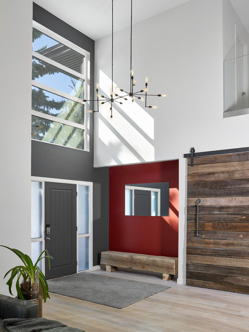 foto e idee per porte d'ingresso - porta d'ingresso con pavimento ... - Porta Dingresso In Legno Massello foto e idee per porte d'ingresso - porta d'ingresso con pavimento ... - Porta Dingresso In Legno Massello