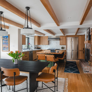 Modern Fusion: A Contemporary Kitchen and Dining Transformation