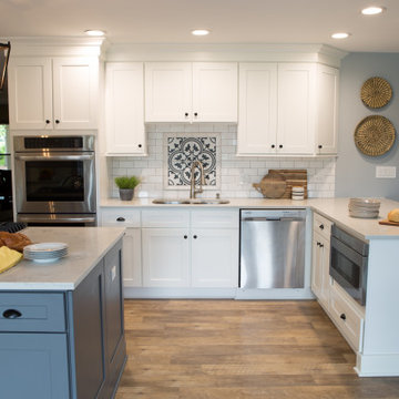 White Kitchen Remodel in Hampshire