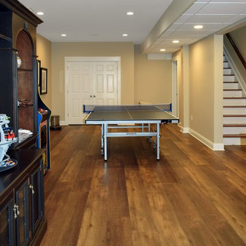 Luxury Basement Remodel, Mudroom, Built-ins
