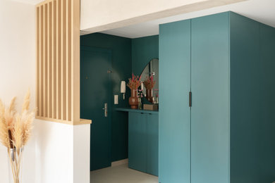 Idée de décoration pour une entrée design.