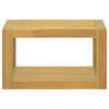 Vidaxl Wall-Mounted Bathroom Cabinet 23.6"x17.7"x13.8" Solid Wood Teak