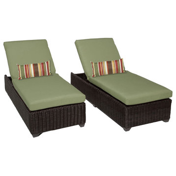 Venice Chaise Set of 2 Outdoor Wicker Patio Furniture