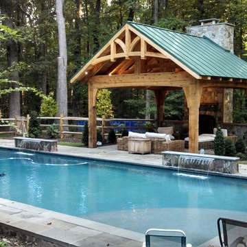 Fairfax Station Pool, Pavilion, & Fireplace
