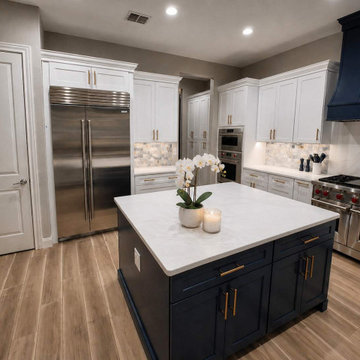 Alamo Ranch Kitchen Remodel & Dining Room Conversion to Custom Bar and Poker Lou