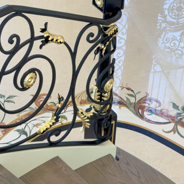 Project #135 | A Vibrant Double Curved Staircase
