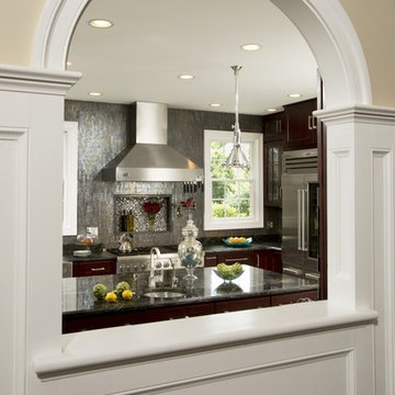 Contemporary, Gourmet Kitchen in Mount Vernon is a Cook's Dream by Michael Nash