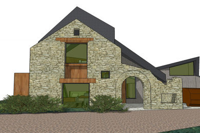 CASA CON BORDA EN EL PIRINEO