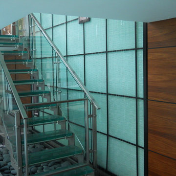 Custom Rain Curtain for Private Residence - Miami Beach, FL