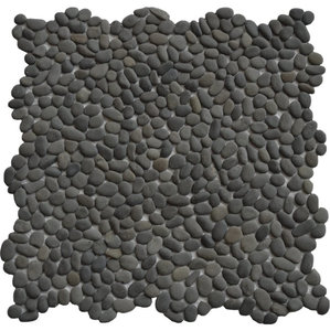 Mini Black Pebble Tile