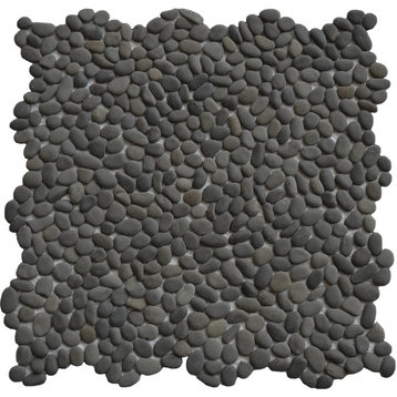 Mini Black Pebble Tile