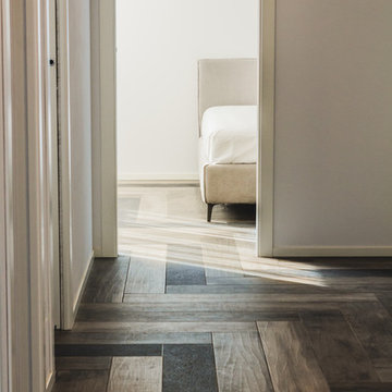 Spaces are oriented around a central, single corridor spine