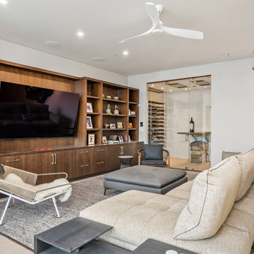 Modern family room in Pismo Beach