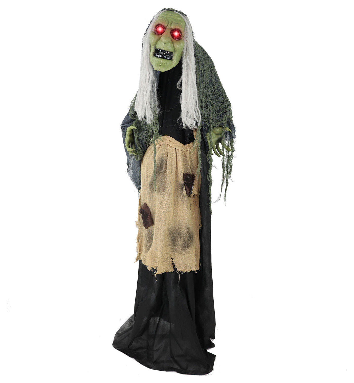 Lifesize Animatronic Witch, Lights and Sound