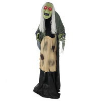Lifesize Animatronic Witch, Lights and Sound