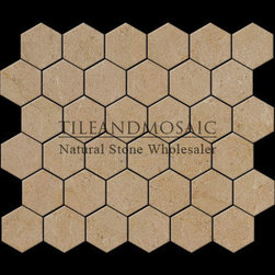 Crema Marfil Marble 2" Hexagon Mosaic Tile Polished - Products