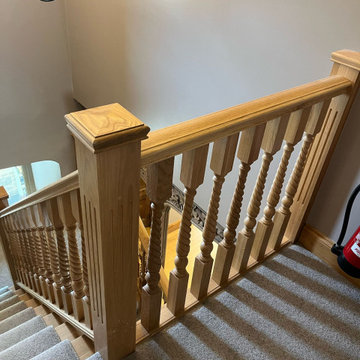 New Staircase | Tradition Turned Spindles with a Twist | Conwy
