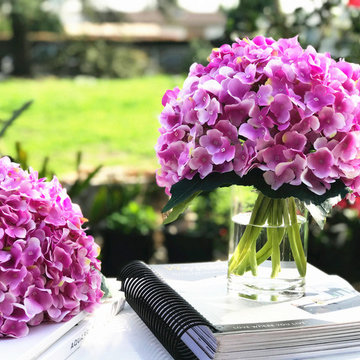 Silk Hydrangea Flower