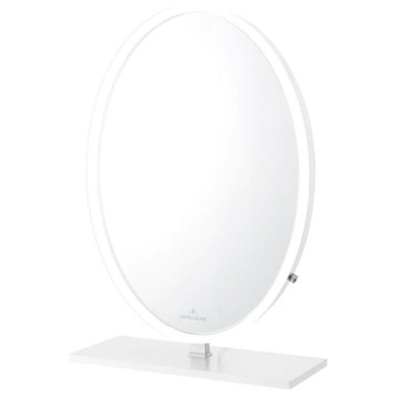 Heiress Pro Vanity Mirror with Lights, White