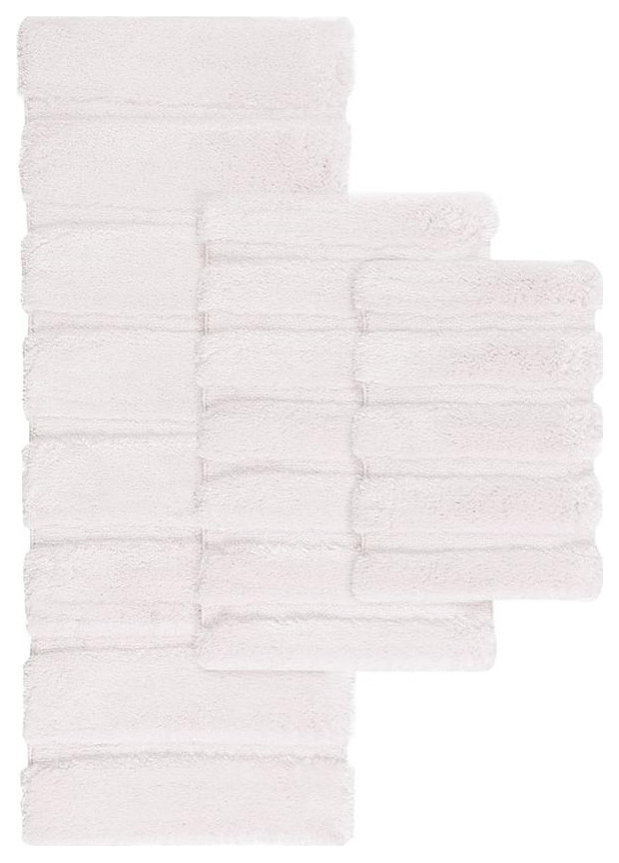 100% Polyester Solid Tufted Rug - Contemporary - Tub And Shower Parts ...