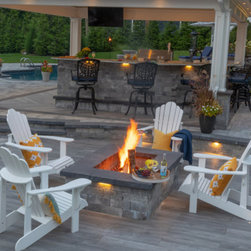 Pre-Packaged Olde English Square Fire Pit Kit - Fire Pits