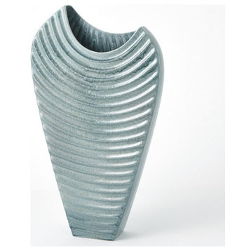 Ripple X-Large Azure Vase