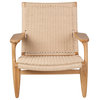 Papercord Easy Chair, Plain Oak
