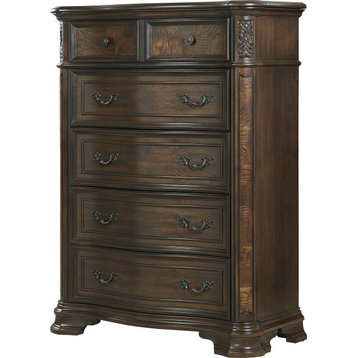 Royale Lift Top Chest - Traditional Brown Cherry