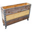 Upcycled Pallet Long Wheeled Box, 3 Layers