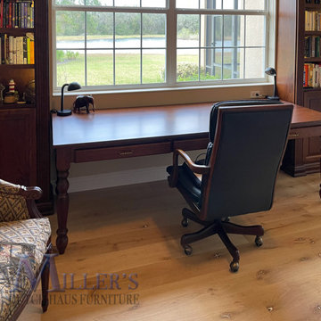 Writing Desk with Turned Legs
