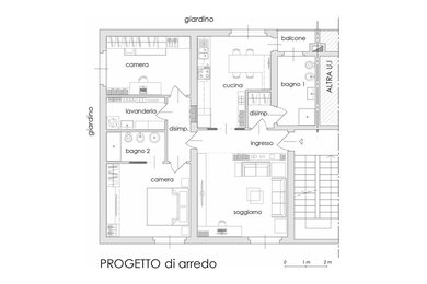 Ristrutturazione Milano 02 - Progetto di arredo