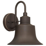 Capital Lighting - Capital Lighting 926311OZ Brock - 11.5" One Light Outdoor Wall Lantern - Warranty: 1 Year  Room Type: ExteriorBrock 11.5" One Light Outdoor Wall Lantern Oiled Bronze *UL: Suitable for wet locations*Energy Star Qualified: n/a  *ADA Certified: n/a  *Number of Lights: Lamp: 1-*Wattage:100w E26 Medium Base bulb(s) *Bulb Included:No *Bulb Type:E26 Medium Base *Finish Type:Oiled Bronze