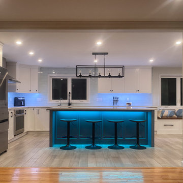 Open Floor Kitchen Remodel, Manchester CT