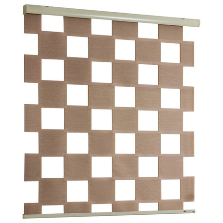 Cube Zebra Blind, Brown
