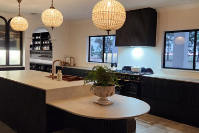 This is an example of a modern kitchen in Other.
