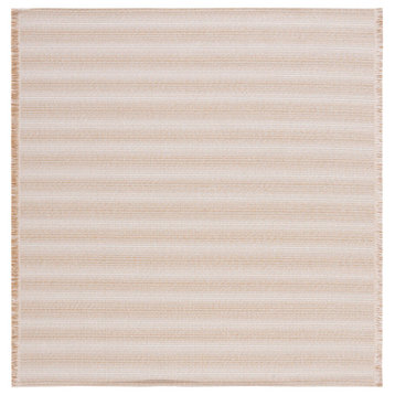 Safavieh Augustine Collection AGT501 Rug, Ivory/Gold, 6'4" x 6'4" Square