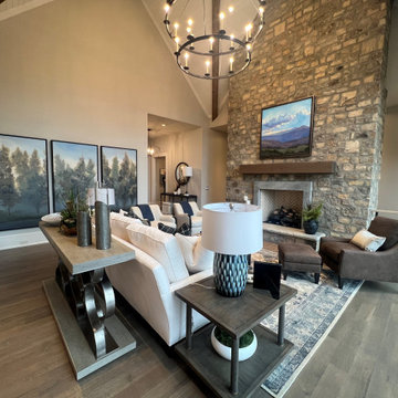 Mountain Transitional Great Room – Blue Ridge Painting Commission