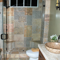 Rustic Bathroom  Shower Walls, Floors & Countertop - Products